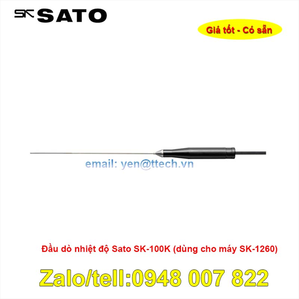 Đầu đo nhiệt độ Sato SK-S100K (dùng cho máy SK-1260)
